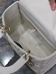 DIOR | Small Lady Bag White Graphic Cannage Calfskin - 5