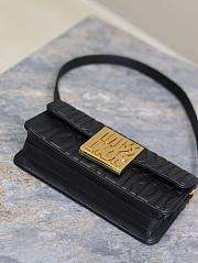 DIOR | Miss Flap Bag Black Quilted Miss Dior Allover Calfskin - 3