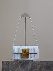 DIOR | Miss Flap Bag Pale Blue Quilted Miss Dior Allover Calfskin - 1