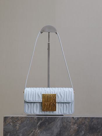 DIOR | Miss Flap Bag Pale Blue Quilted Miss Dior Allover Calfskin