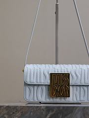 DIOR | Miss Flap Bag Pale Blue Quilted Miss Dior Allover Calfskin - 6