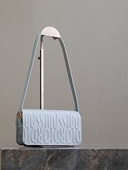 DIOR | Miss Flap Bag Pale Blue Quilted Miss Dior Allover Calfskin - 5