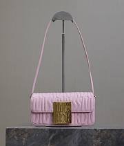 DIOR | Miss Flap Bag Pale Pink Quilted Miss Dior Allover Calfskin - 1