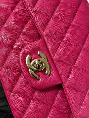 CHANEL | Pink Classic Quilted Caviar Medium - 6