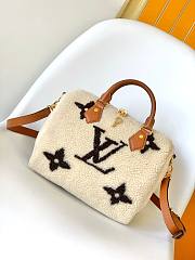 LOUIS VUITTON | Ski Speedy Bandoulière 25 Cream/Brown M23468 - 1