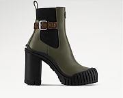 LOUIS VUITTON | Ruby Ankle Boot Khaki Green 1ADAPF - 3