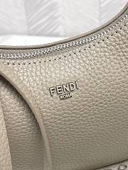 FENDI | Mini Fendessence Small dove grey Selleria bag with 264 hand-sewn topstitches - 3