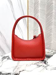 FENDI | Mini Fendessence Small red Selleria bag with 264 hand-sewn topstitches - 2