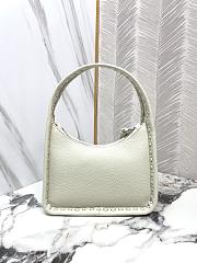 FENDI | Mini Fendessence Small ice white Selleria bag with 264 hand-sewn topstitches - 4