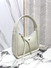 FENDI | Mini Fendessence Small ice white Selleria bag with 264 hand-sewn topstitches - 3