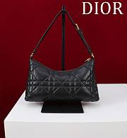 DIOR | 30 Montaigne Mini Hobo Shoulder Bag Black Oblique Jacquard - 4