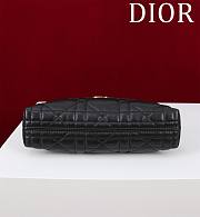 DIOR | 30 Montaigne Mini Hobo Shoulder Bag Black Oblique Jacquard - 2