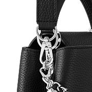 Louis Vuitton | Mini Capucines Taurillon leather in black color - 2