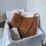 CHANEL | 22B Plush Suede Shopper Tote Bag  - 1