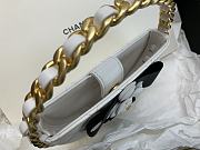 CHANEL | 23K Hula Hoop Bag In White - 5