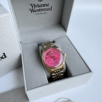 Vivienne Westwood | Lady Sydenham Gold Tone Pink Quartz Ladies Watch