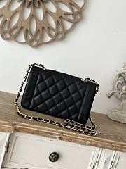 CHANEL | Diana quilted shoulder bag in black - 3