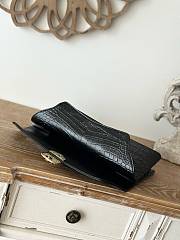 CHANEL | 19A Crocodile Embossed Black Jeweled Scarab Clutch Bag - 4