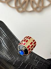 CHANEL | 19A Crocodile Embossed Black Jeweled Scarab Clutch Bag - 2