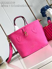 LOUIS VUITTON | New Reversible Neverfull Bandoulière Inside Out BB Rose Pondichery - 3