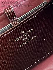 LOUIS VUITTON |  Mirage Twist West Varnished Epi cowhide leather Bordeaux - 5