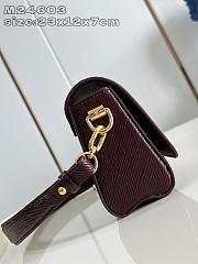 LOUIS VUITTON |  Mirage Twist West Varnished Epi cowhide leather Bordeaux - 3