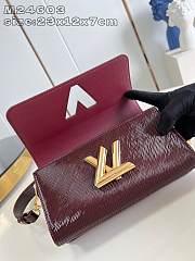 LOUIS VUITTON |  Mirage Twist West Varnished Epi cowhide leather Bordeaux - 2