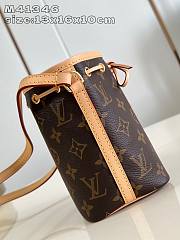 LOUIS VUITTON | Nano Noe Canvas Brown M41346  - 4