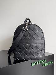 BOTTEGA VENETA | Intrecciato Cabin Duffle in Black - 4