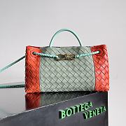 BOTTEGA VENETA | Small Andiamo E/W Intrecciato Leather Tote Bag  - 1