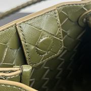 BOTTEGA VENETA | Small Parachute Shoulder bag in supple Intrecciato leather kaki - 6