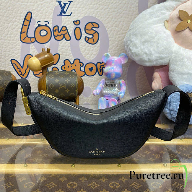 LOUIS VUITTON | Low Key Bumbag Smooth Calf Leather In Black - 1