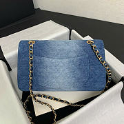 CHANEL | Denim Classis Bag Size 20 cm - 4