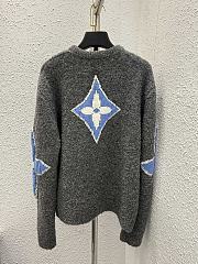 LOUIS VUITTON | Chunky Wool Blend Pullover Gray - 5