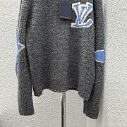 LOUIS VUITTON | Chunky Wool Blend Pullover Gray - 4