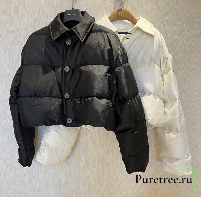 LOUIS VUITTON | Monogram Jacket In Black/White Color - 1