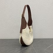 LORO PIANA | LP Bobbin Shoulder Bag In Wool White - 2