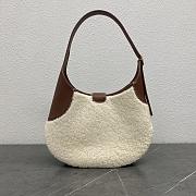 LORO PIANA | LP Bobbin Shoulder Bag In Wool White - 3