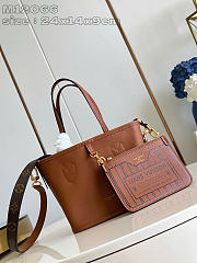 LOUIS VUITTON | New Reversible Neverfull andoulière Inside Out BB Brown - 1