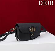 DIOR | Bobby East-West Bag Black Grained Calfskin - 5