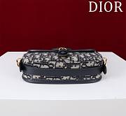 DIOR | Bobby East-West Bag Blue Dior Oblique Jacquard - 5