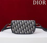 DIOR | Bobby East-West Bag Blue Dior Oblique Jacquard - 4