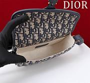 DIOR | Bobby East-West Bag Blue Dior Oblique Jacquard - 3