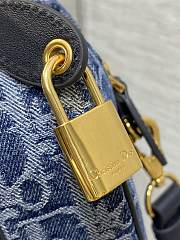 DIOR | Groove 20 Bag Blue Denim Dior Oblique Jacquard - 3