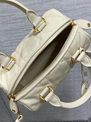 DIOR | Groove 20 Bag Dusty Ivory Macrocannage Color Calfskin  - 2