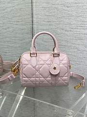 DIOR | Groove 20 Bag Pale Pink Macrocannage Calfskin - 1