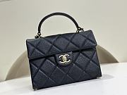 CHANEL | Mini Flap Bag With Top handle In Black - 1