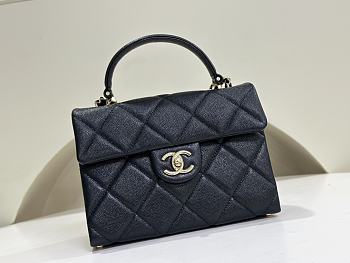 CHANEL | Mini Flap Bag With Top handle In Black