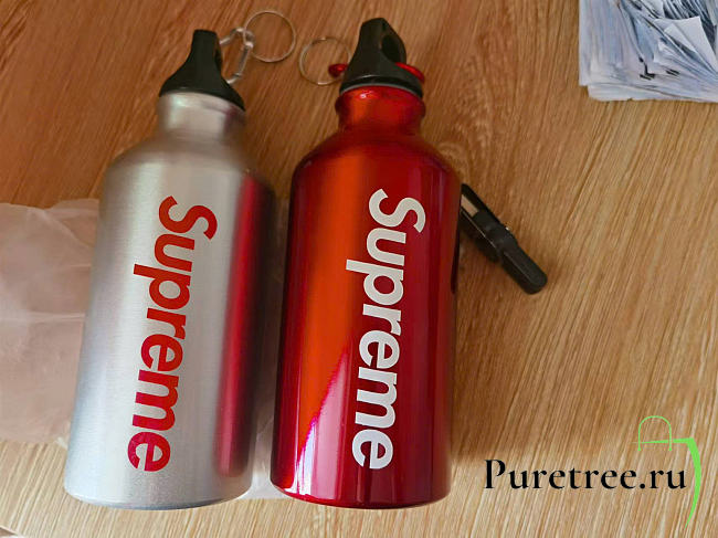 SUPREME | Thermos In Red/ Silver - 1