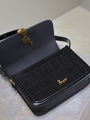 YSL | Solferino Small Satchel In Box Black Color - 6